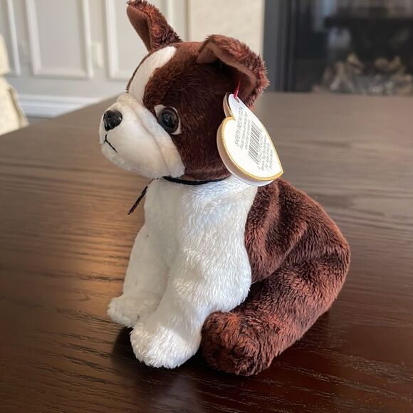 2002 TY Beanie Baby Sport the Dog (2002) Beanie Baby Brown Boston Terrier 7.5” - Picture 2 of 8